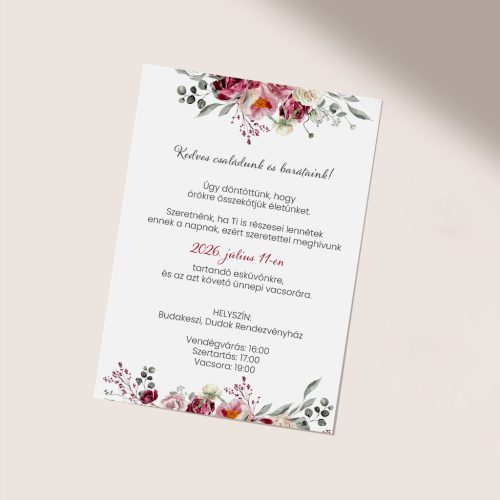 nem sablonok – ezeket Ti állítjátok össze, hogy megszólalásig hasonlítsanak rátok!  Választható opciók a karakterekhez:  Hajszín és frizura: A kontytól a kiengedett hajig, a barnától a szőkéig.  Menyasszonyi kiegészítők: Fátyol, hajdísz, vagy akár szemüveg.  Vőlegény megjelenése: Szakáll, bajusz, szemüveg és különböző öltöny stílusok.  Bőr- és szemszín: Hogy minden apró részlet stimmeljen.  Stílus és Minőség  A zöld színvilág a természetességet, a harmóniát és a reményt sugallja, így tökéletes választás tavaszi, nyári, vagy szabadtéri esküvőkhöz. A "greenery" és botanikus esküvői témák elengedhetetlen kelléke.  Prémium anyaghasználat: A meghívó 250g-os, kiváló minőségű művészpapírra készül, amelynek tapintása is minőséget sugall.  Kézműves gondoskodás: Minden darab kézzel összeállított, egyedi termék.  Praktikus méret: ~10,5 x 21 cm (LA4 méret), amely könnyen postázható és elegáns borítékba illik.  Egységes Esküvői Arculat  Szeretnéd, ha minden harmonizálna? Ehhez a zöld, kihúzható meghívóhoz tökéletesen passzoló kiegészítőket is rendelhetsz webáruházunkban:  Ültetőkártyák  Menükártyák  Asztalszámok  Teljes ülésrend  Rendeld meg most, és nyűgözd le vendégeidet egy olyan meghívóval, amit biztosan eltesznek emlékbe!  SEO Tippek a beállításhoz (Meta adatok):  Meta Title (Címsor): Zöld Kihúzható Esküvői Meghívó - Egyedi Mozgatható Figurás Meghívó - Babini  Meta Description (Leírás): Különleges, zöld színű kihúzható esküvői meghívó. Tervezd meg saját karaktereiteket! Interaktív, kézzel készült meghívó greenery stílusban. Prémium minőség.  Kép Alt Text: Zöld színű kihúzható esküvői meghívó mozgatható menyasszony és vőlegény figurával.  URL (már adott): /Zold-kihuzhato-eskuvoi-meghivo