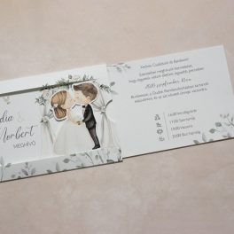 Kihúzható esküvői meghívók