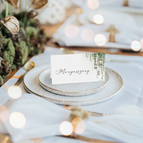 Erdei Fények ültetőkártya